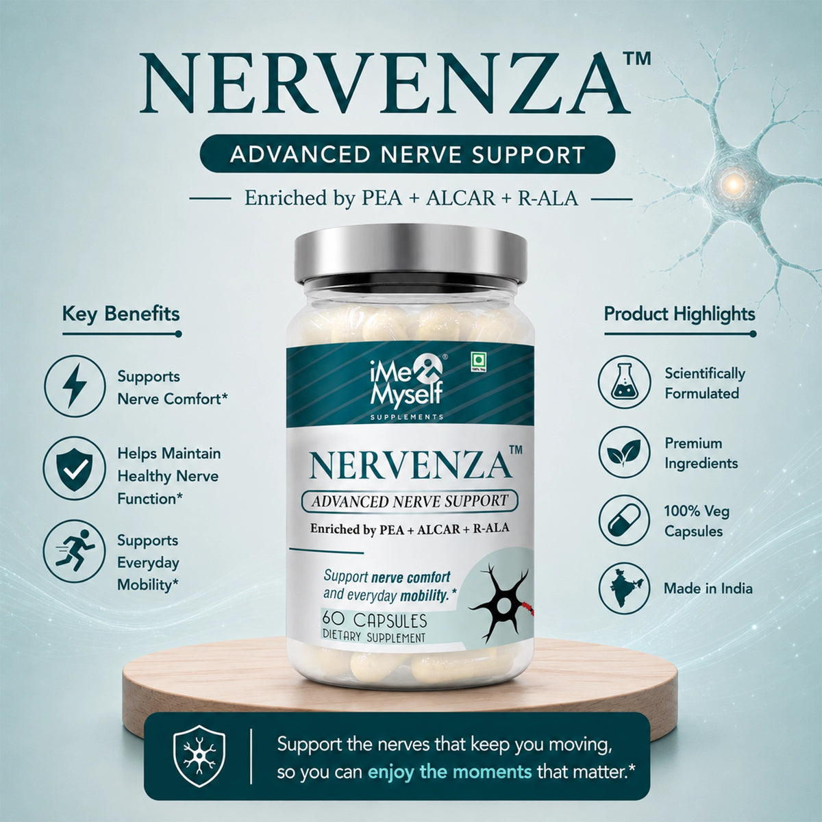 NERVENZA™ADVANCED NERVE SUPPORT CAPSULES