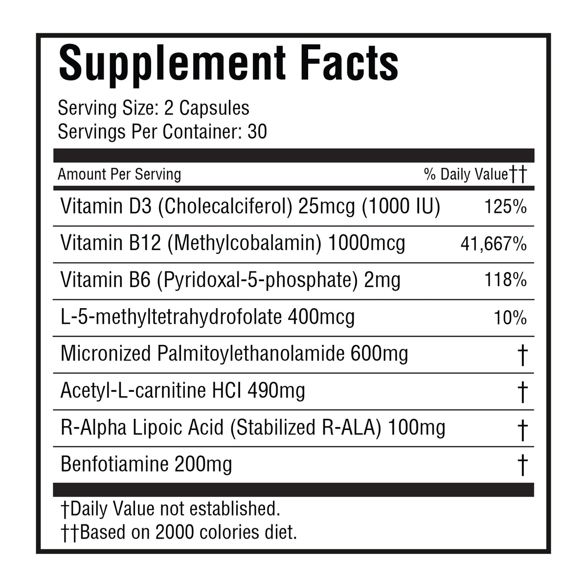 NERVENZA™ADVANCED NERVE SUPPORT CAPSULES