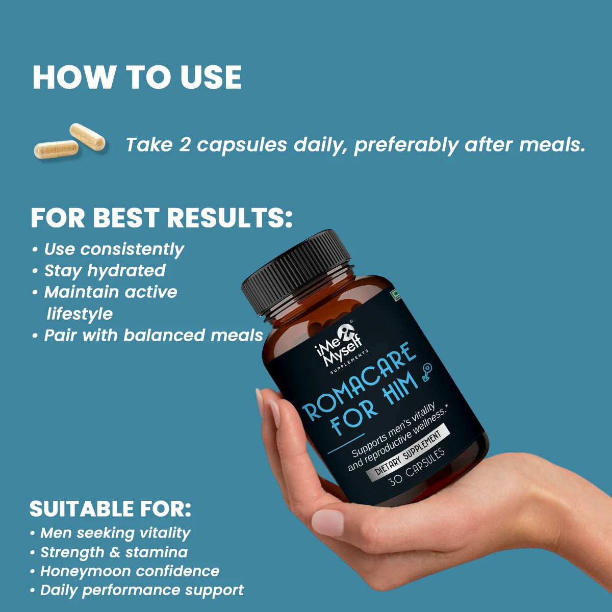 Romacare For Him Capsules