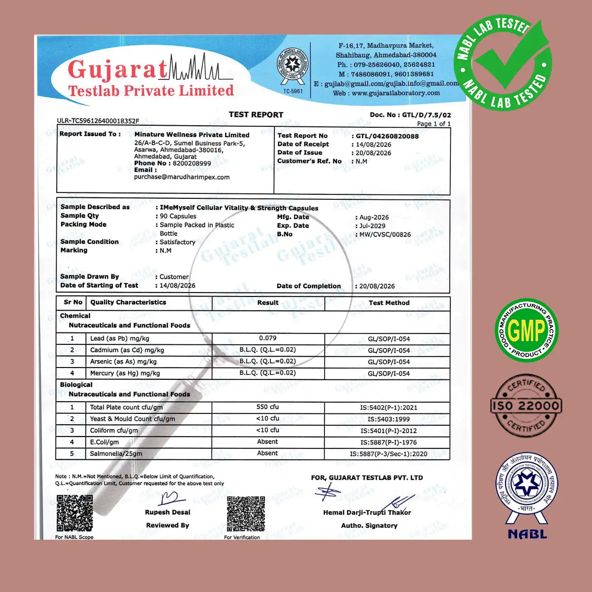 Cellular Vitality & Strength Support