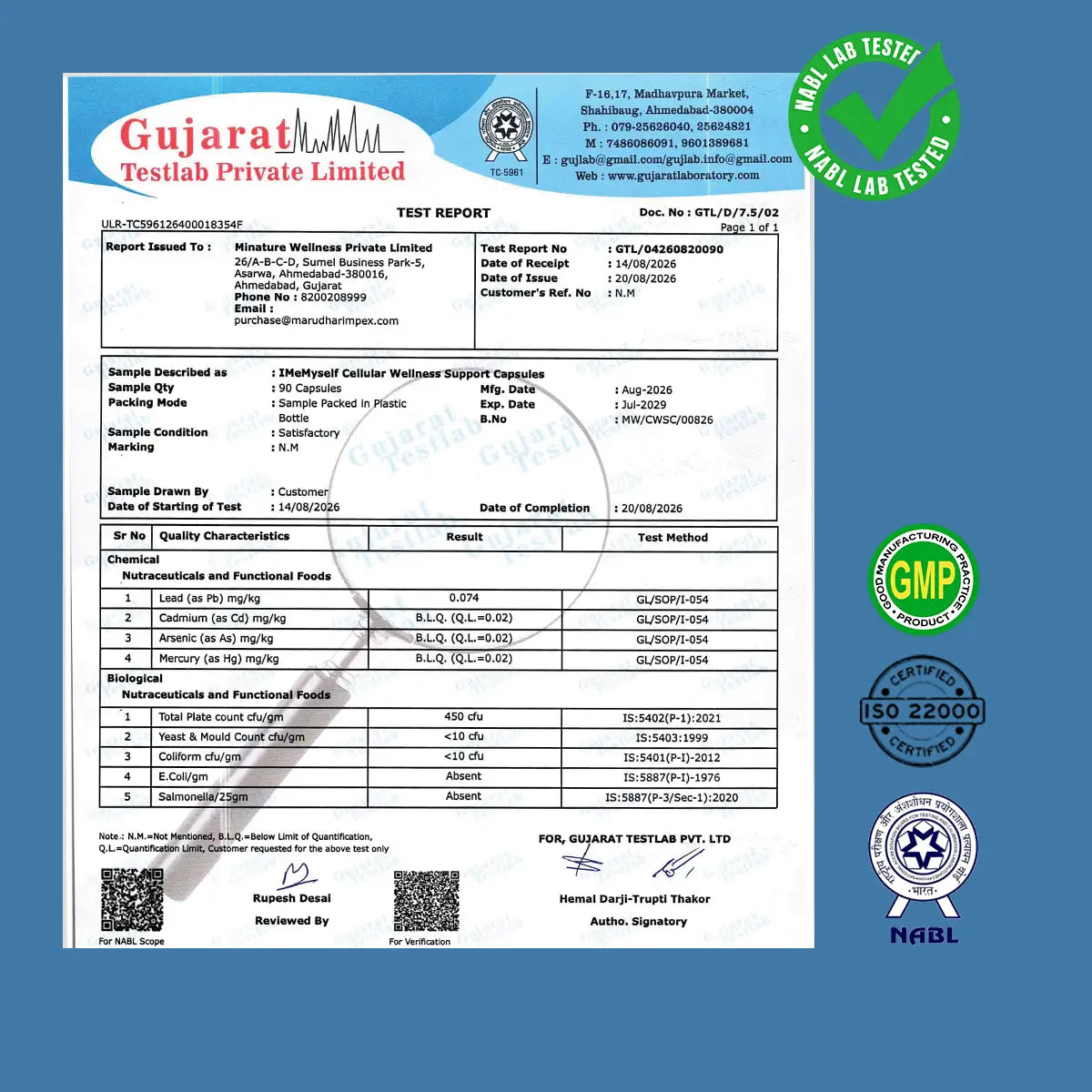 Cellular Wellness Support